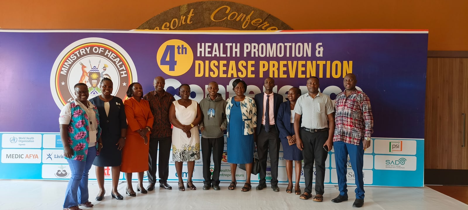 Participants gathered during the 4th Health Promotion and Disease Prevention Conference.