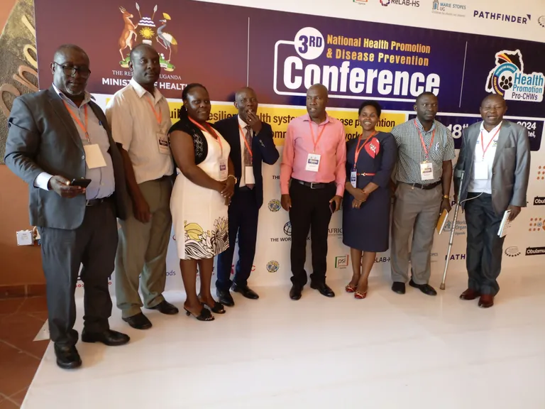 Another view of the same health-promotion conference gathering.